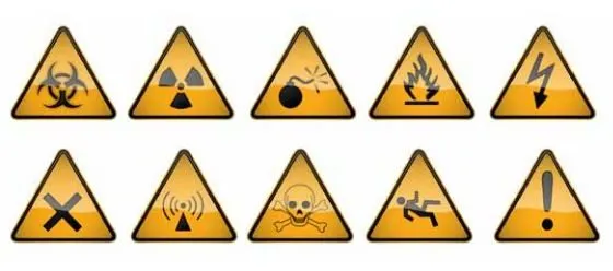 Simboli pericolo