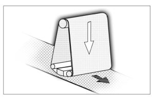 Fig. 3 - Pattino levigatore fisso