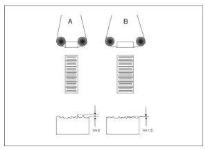 Fig. 2 levigatura del pannello